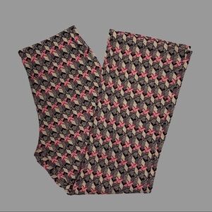 ❤️ XS ❤️ NWT Anthro Pants Cropped Stretch Geometric Flared​